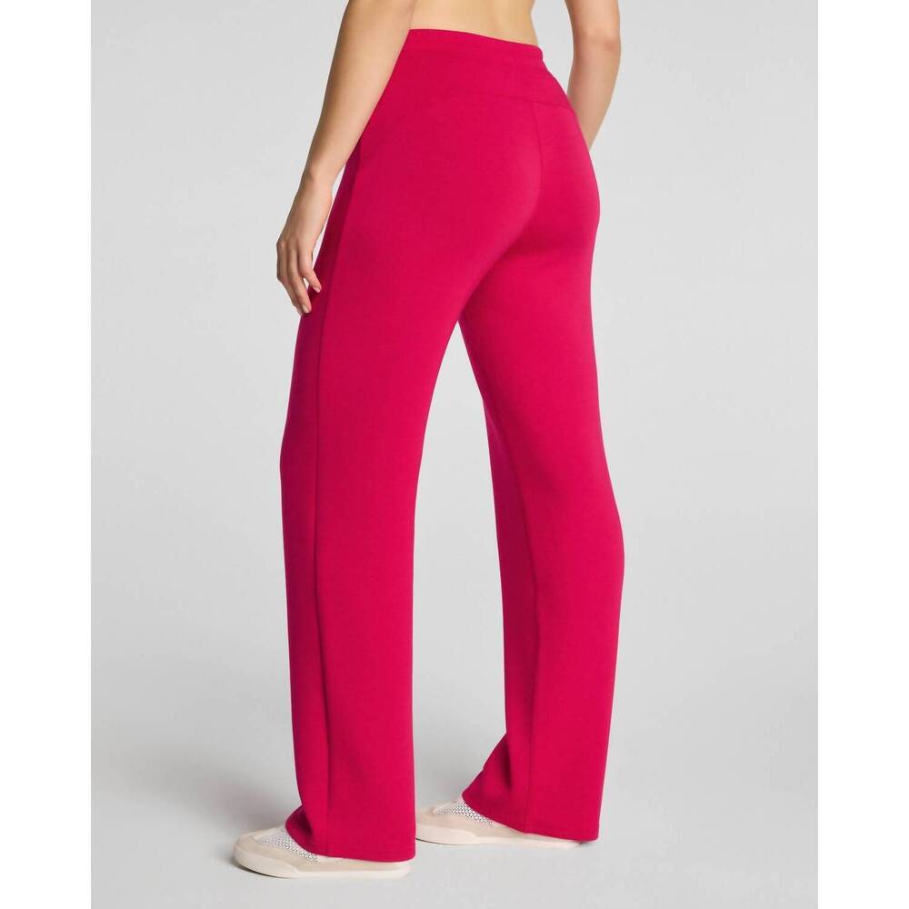 NEW SPANX airessential straight leg pants in fuschia - Picture 4 of 4